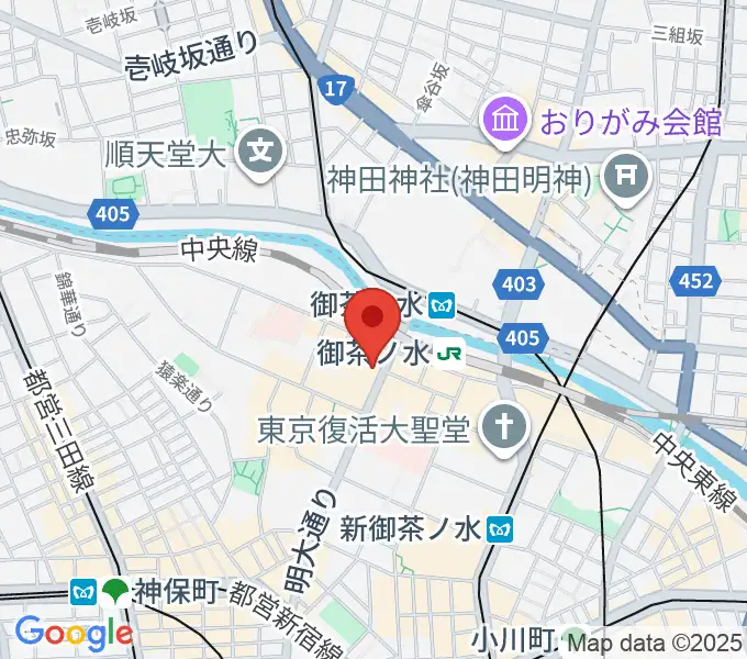 BIGBOSSお茶の水店 別館の地図