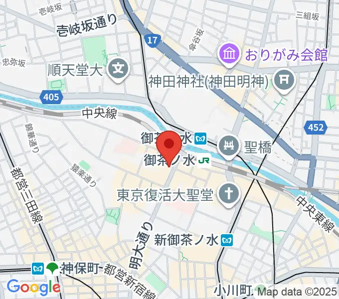 BIGBOSSお茶の水店 別館の地図