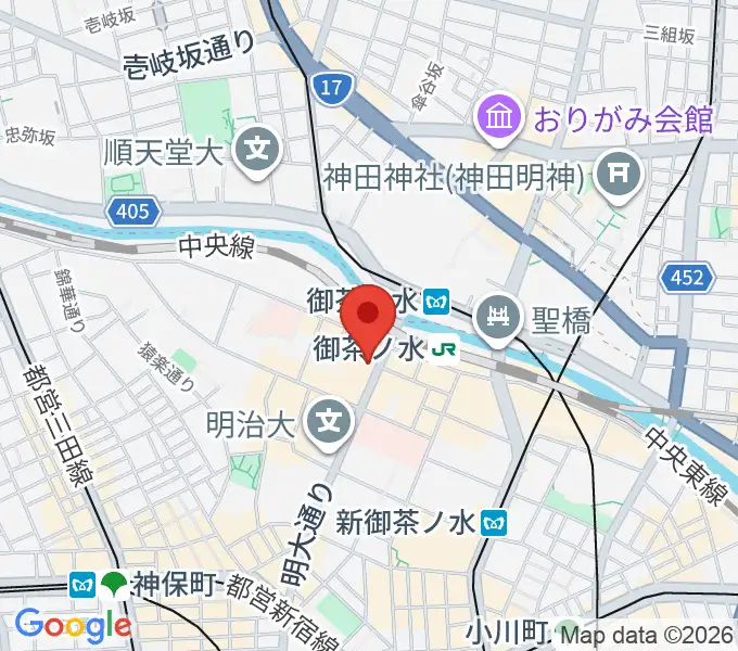 BIGBOSSお茶の水店 別館の地図