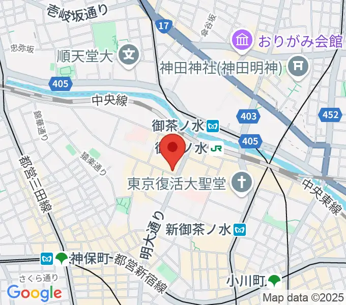 ディスクユニオン JazzTOKYOの地図