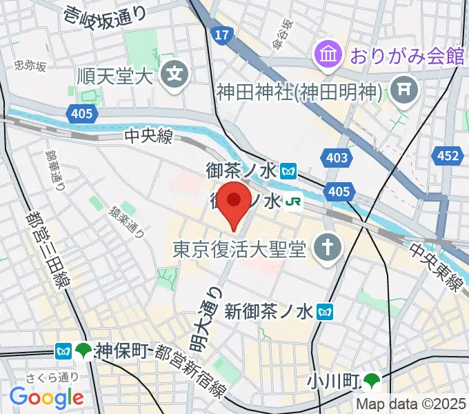 ディスクユニオン JazzTOKYOの地図