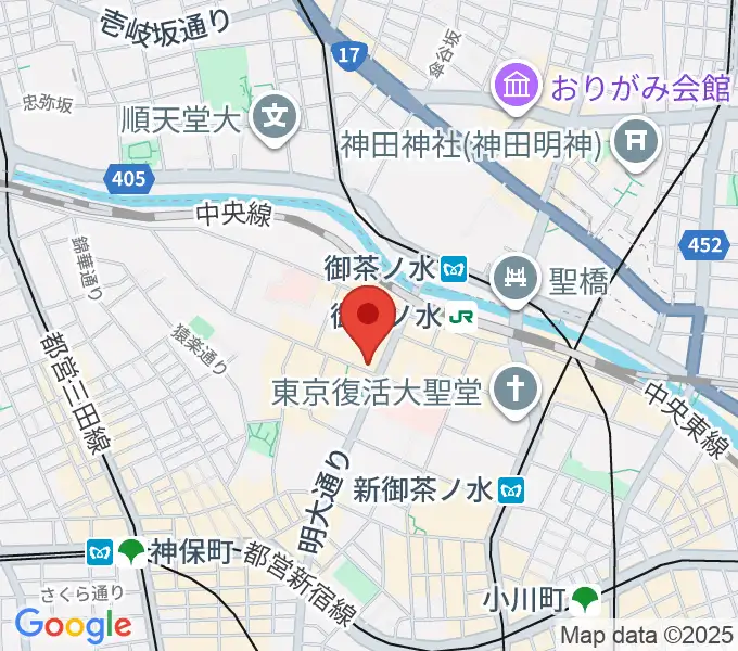ディスクユニオン JazzTOKYOの地図