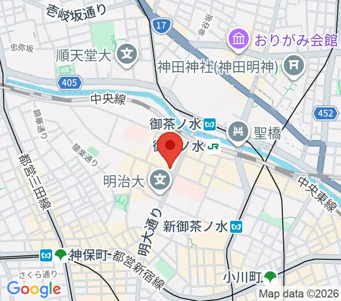 ディスクユニオン JazzTOKYOの地図