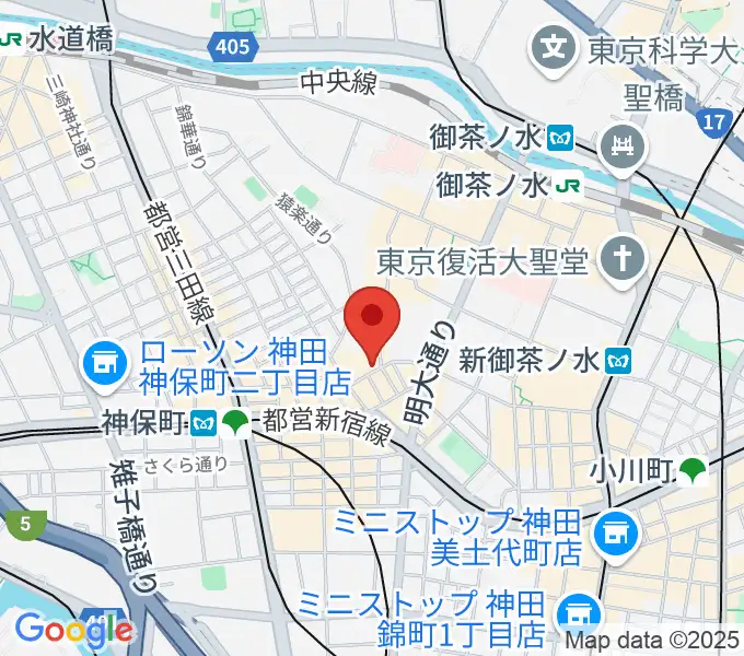 アイゼナハ音楽院の地図