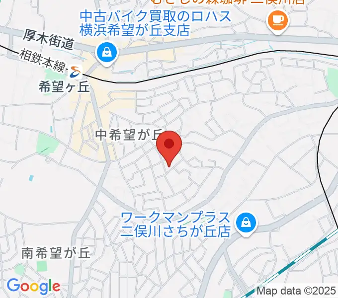 イハラ音楽教室の地図