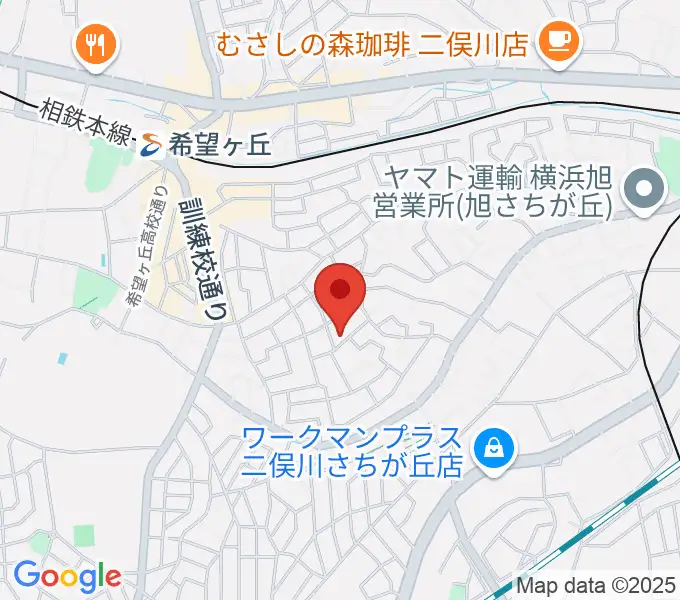 イハラ音楽教室の地図