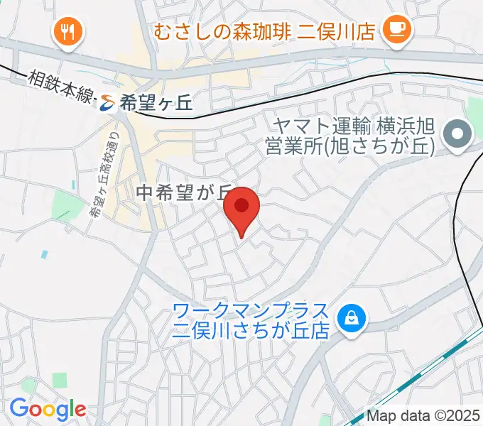 イハラ音楽教室の地図