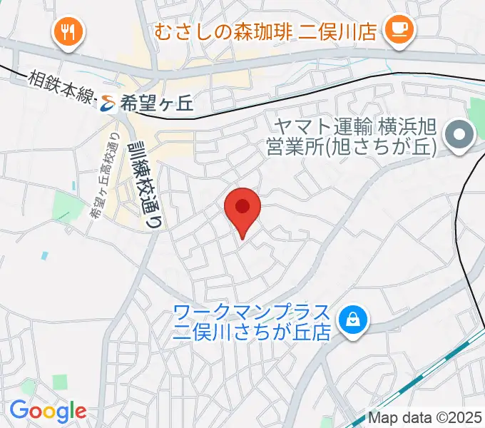 イハラ音楽教室の地図