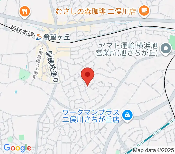 イハラ音楽教室の地図