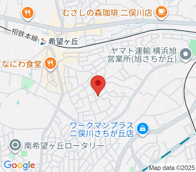 イハラ音楽教室の地図