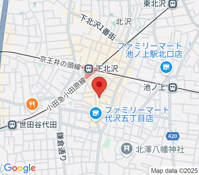 下北沢 近松の地図