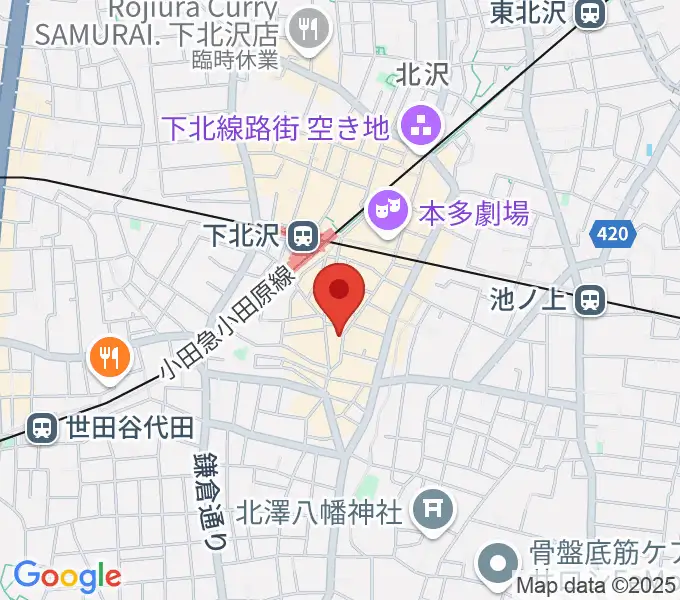 下北沢 近松の地図