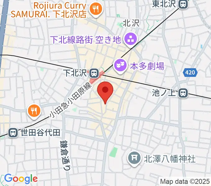 下北沢 近松の地図