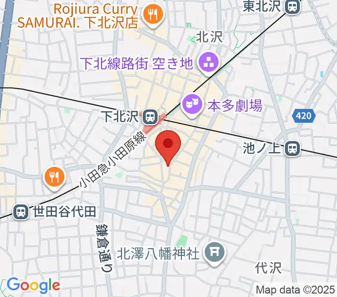 下北沢 近松の地図