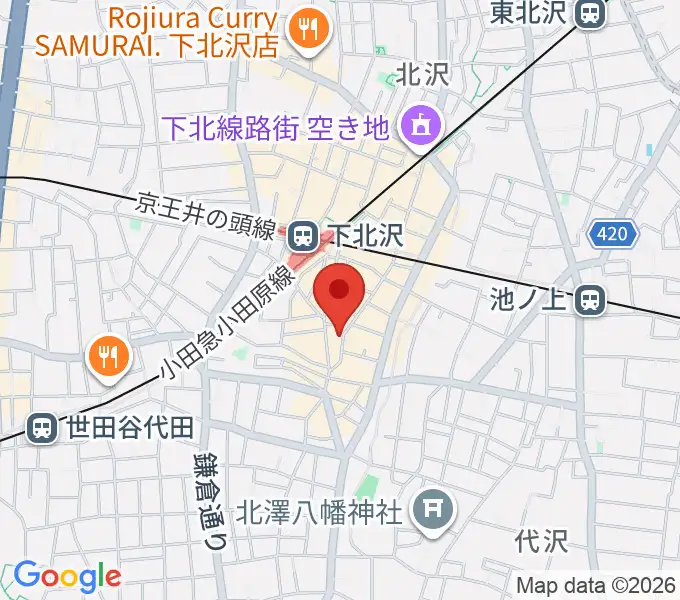 下北沢 近松の地図