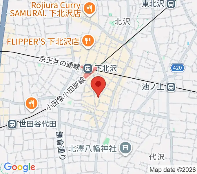 下北沢 近松の地図