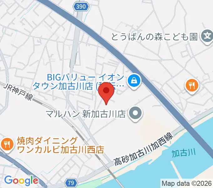 ブラウアー音楽練習場＆アカデミーの地図