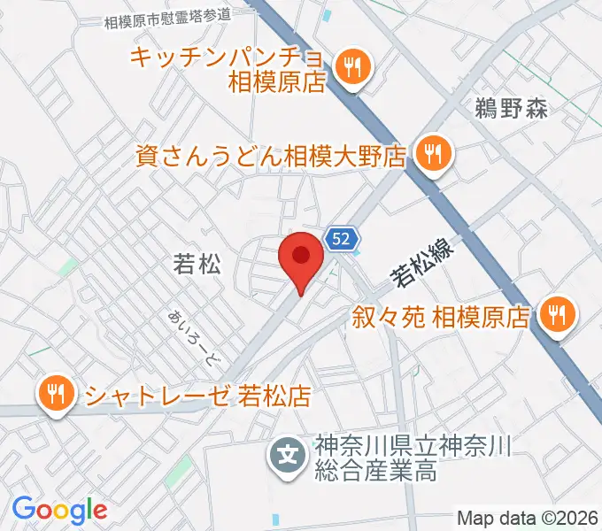 佐藤ヴァイオリンビオラ教室の地図