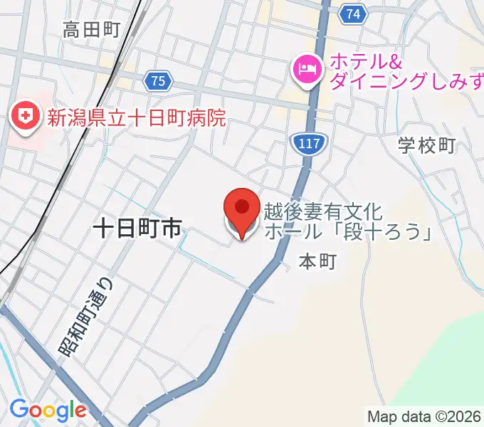 越後妻有文化ホール 段十ろうの地図