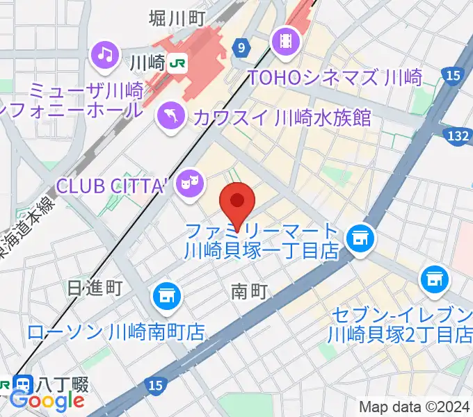 Public House ぴあにしもの地図