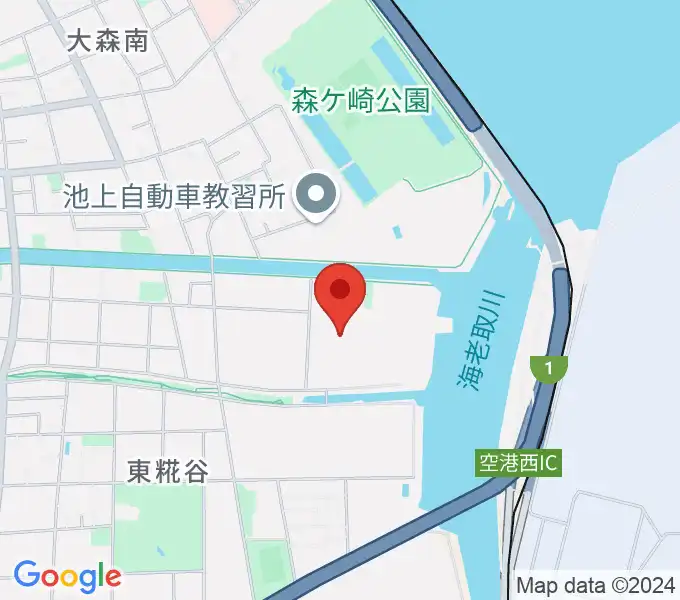 羽田スタジオの地図