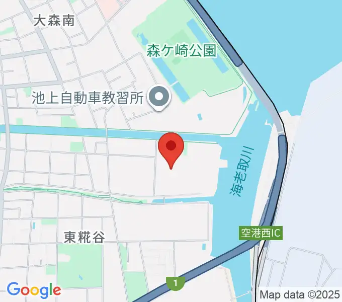 羽田スタジオの地図