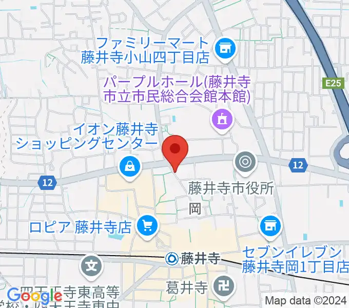 古民家カフェ楽時屋（たのしや）の地図