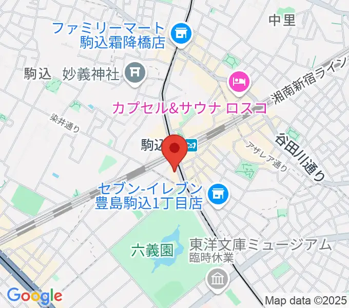 ムラーラミュージックオフィスの地図