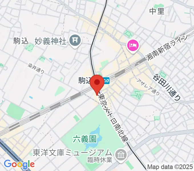 ムラーラミュージックオフィスの地図