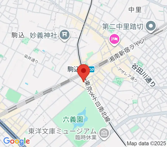 ムラーラミュージックオフィスの地図