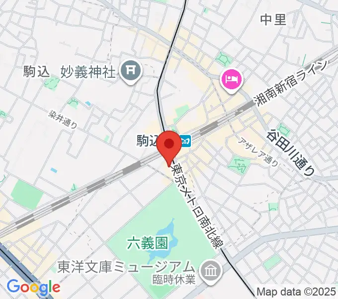ムラーラミュージックオフィスの地図
