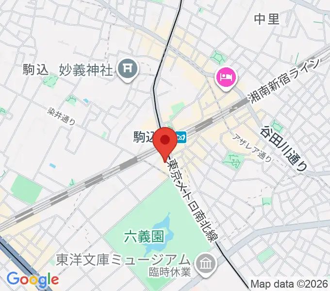 ムラーラミュージックオフィスの地図