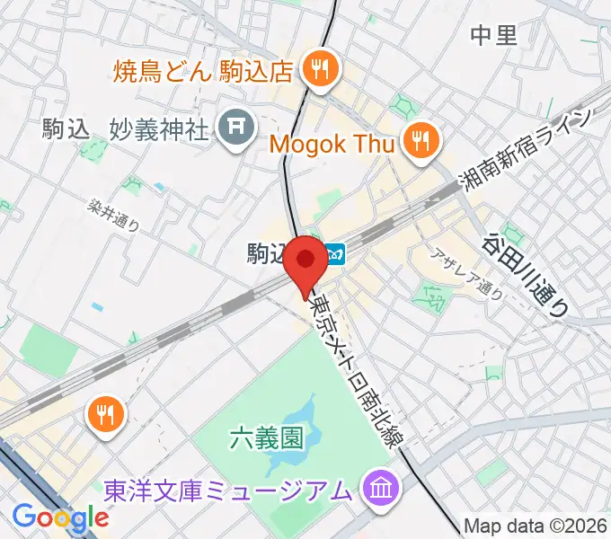 ムラーラミュージックオフィスの地図
