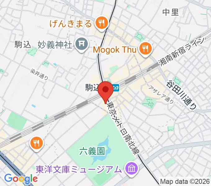 ムラーラミュージックオフィスの地図