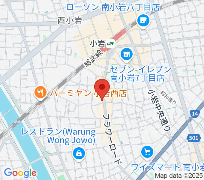 メイト音楽学院の地図