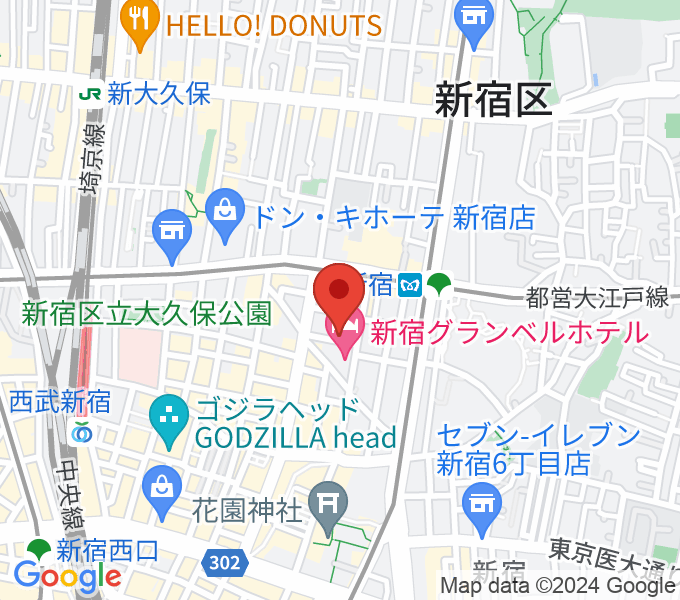 コフレリオ新宿シアターの場所
