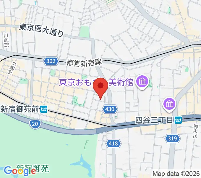 STUDIO Cross Edgeの地図