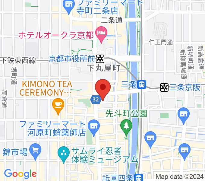 京都十八番の場所