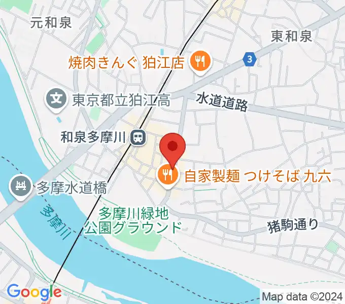 アイスタジオの地図