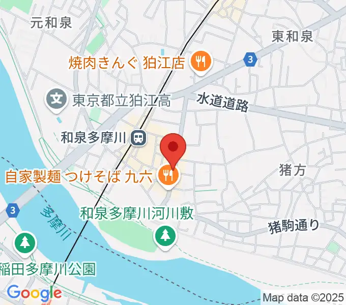 アイスタジオの地図