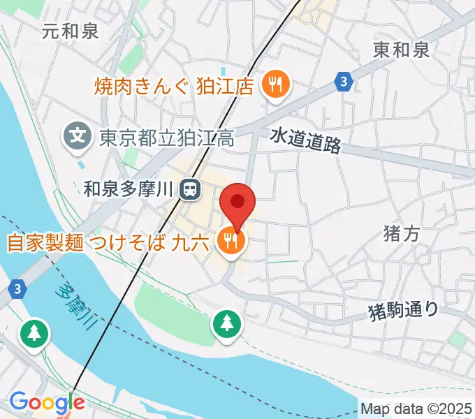 アイスタジオの地図
