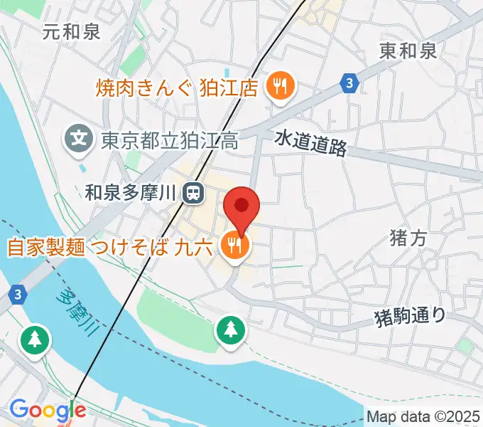 アイスタジオの地図
