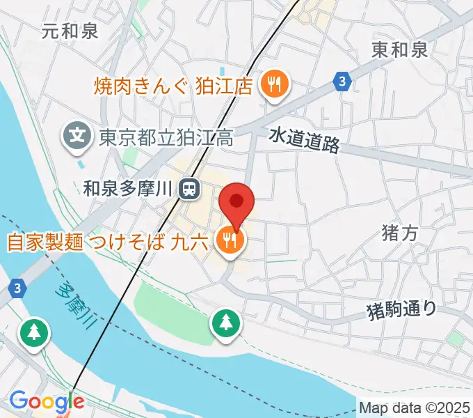 アイスタジオの地図