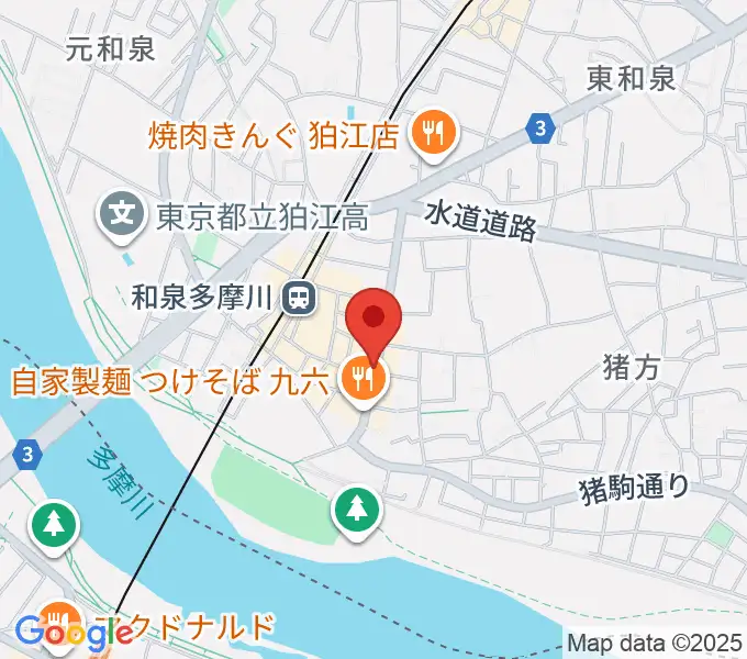 アイスタジオの地図