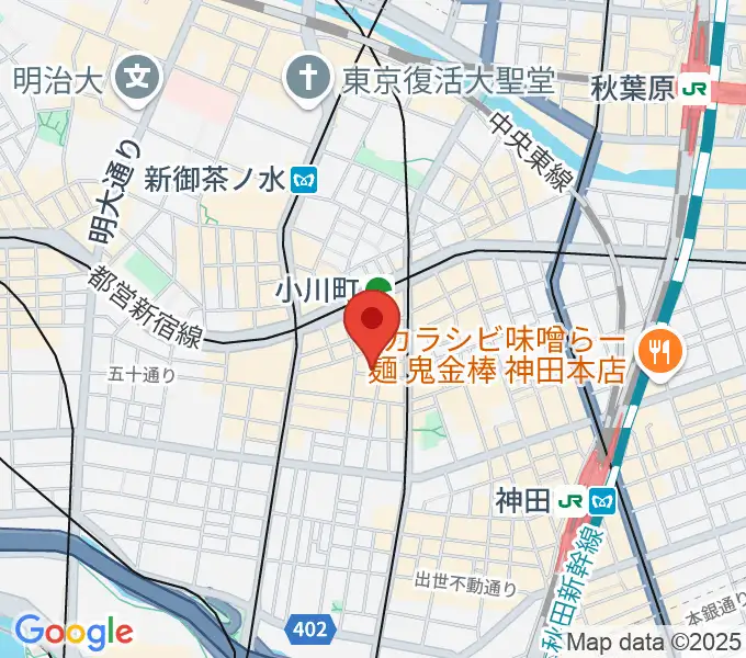 神田Lydian（リディアン）の地図