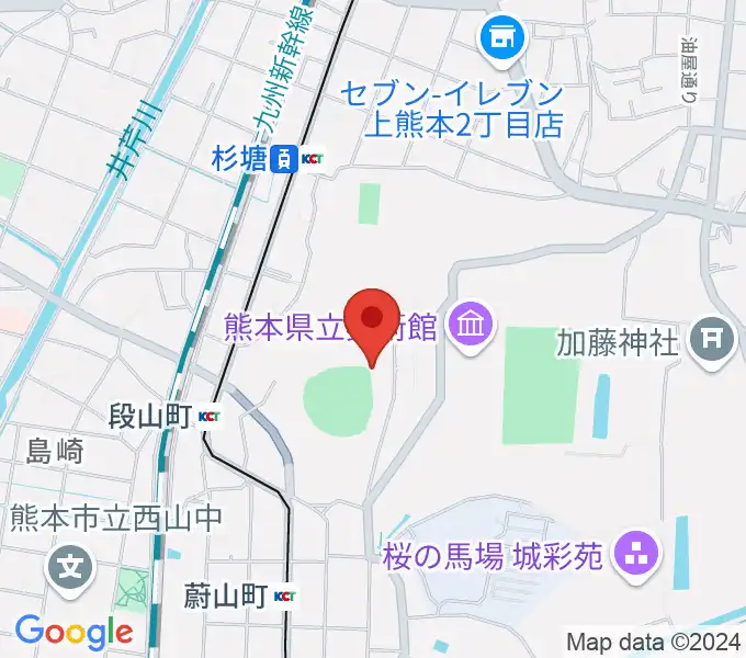 リブワーク藤崎台球場の地図