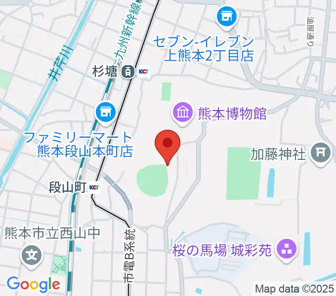 リブワーク藤崎台球場の地図