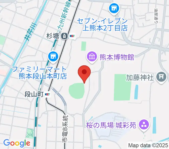 リブワーク藤崎台球場の地図
