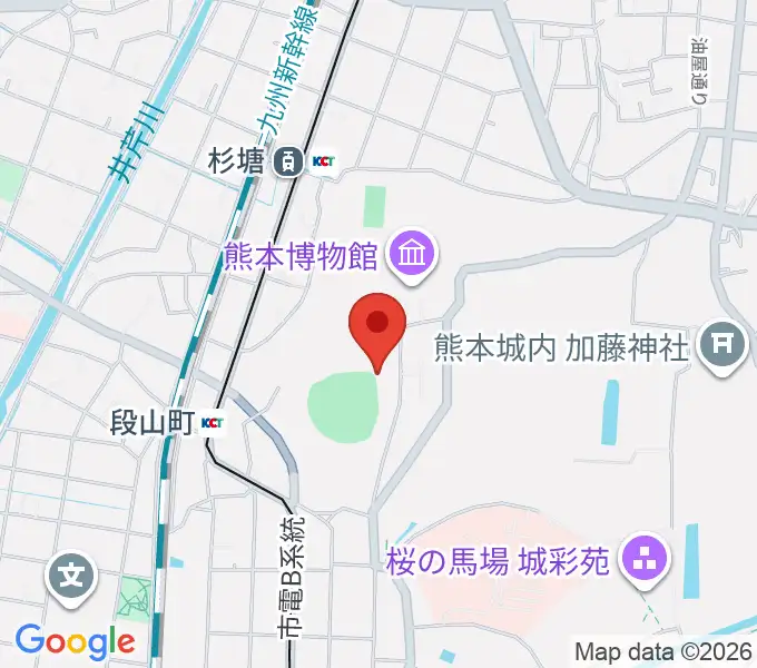 リブワーク藤崎台球場の地図