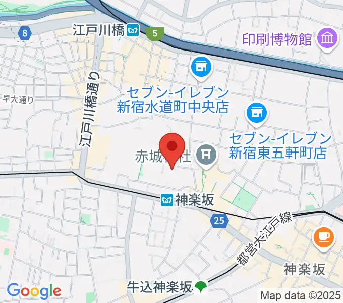 大洋レコードの地図